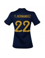 Francie Theo Hernandez #22 Domácí Dres pro Dámské MS 2022 Krátký Rukáv